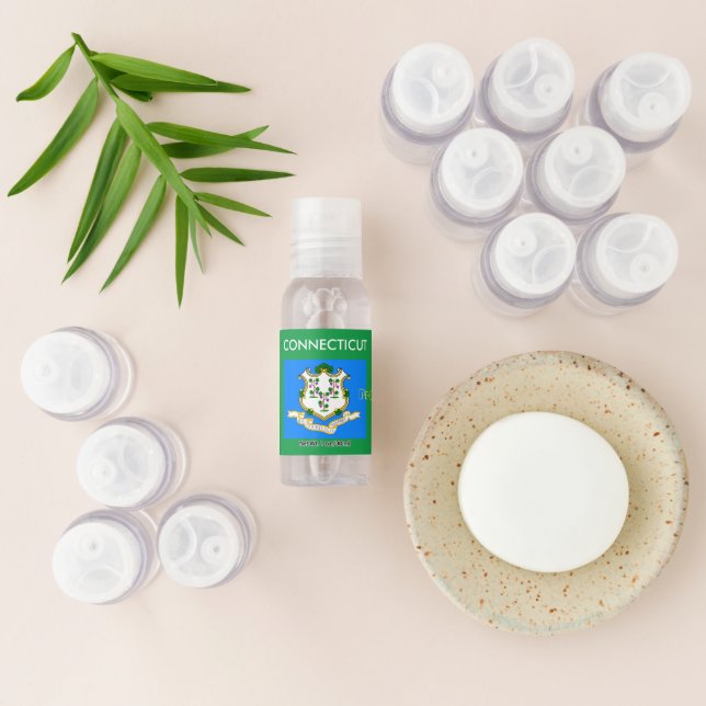 Connecticut Wedding Favors Cooperate Gifts  Hand Sanitizer (Laydown)