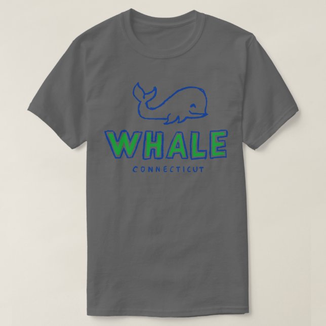 Connecticut Whaleeee 1 T-Shirt (Design Front)
