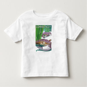 ConnecticutCrab and Fisherman Toddler T-shirt