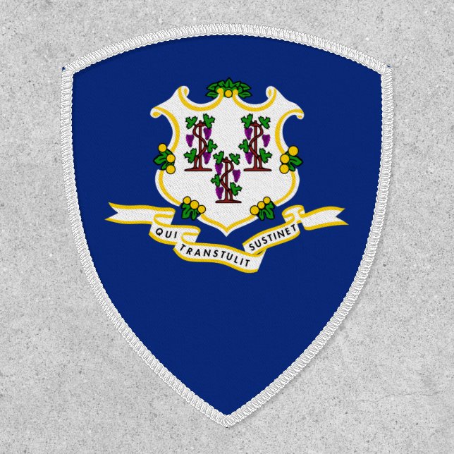Connecticuter Flag, Flag of Connecticut Patch (Front)