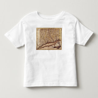ConnecticutPanoramic MapConnecticut 2 Toddler T-shirt