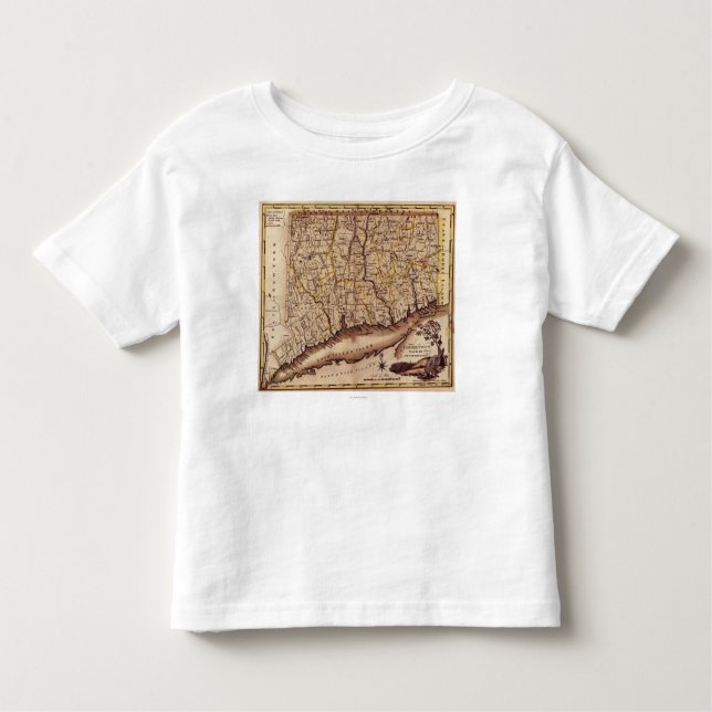 ConnecticutPanoramic MapConnecticut 2 Toddler T-shirt (Front)