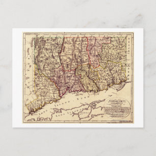 ConnecticutPanoramic MapConnecticut Postcard