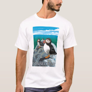 ConnecticutPuffins Scene T-Shirt