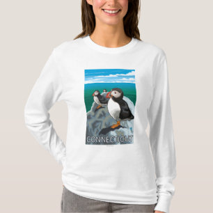 ConnecticutPuffins Scene T-Shirt