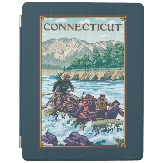 ConnecticutRiver Rafting Scene iPad Smart Cover (Front)