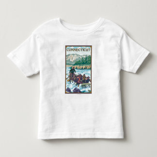 ConnecticutRiver Rafting Scene Toddler T-shirt