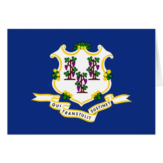 Connecticut's Flag Cards (Front Horizontal)