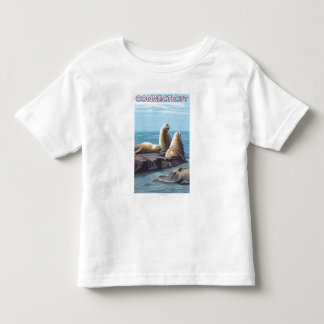ConnecticutSea Lions Scene Toddler T-shirt
