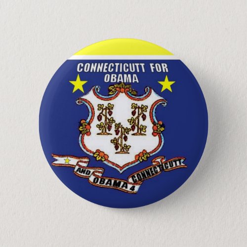 CONNECTICUTT FOR OBAMA Button