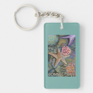 ConnecticutTidepool Scene Keychain