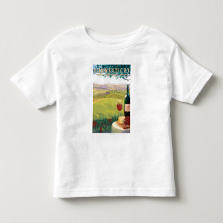 ConnecticutWine Country Scene Toddler T-shirt