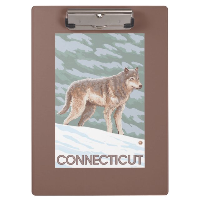 ConnecticutWolf Scene Clipboard (Front)