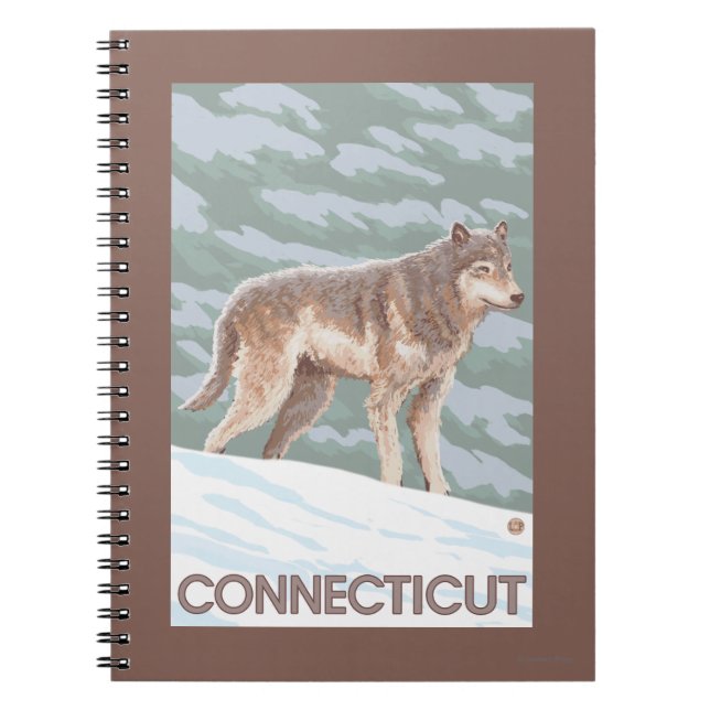 ConnecticutWolf Scene Notebook (Front)