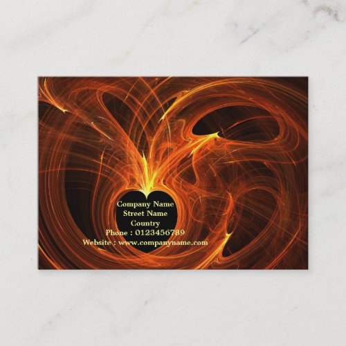 Connecting hearts business cards