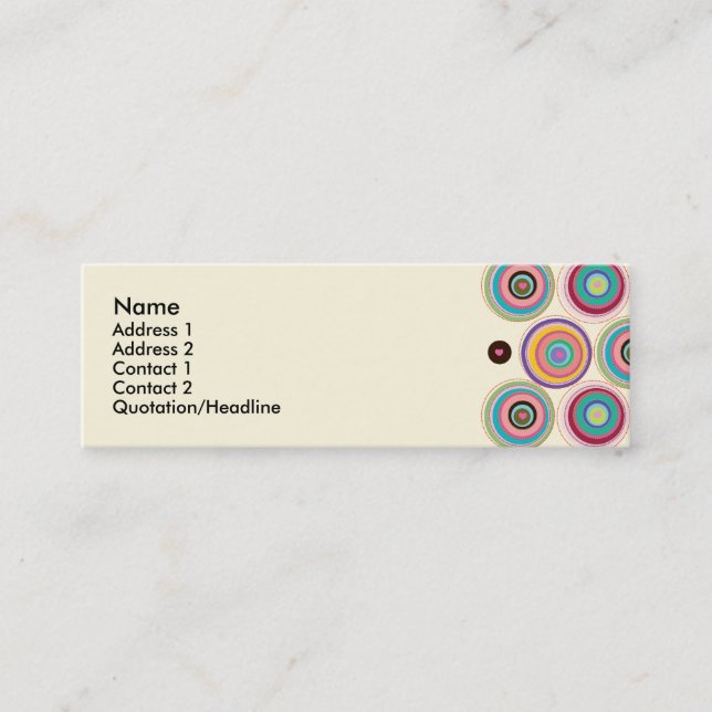 Connection Hearts Profile Card Template (Front)