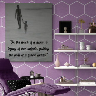 Connection of Hearts: Emotional Father and Child Poster