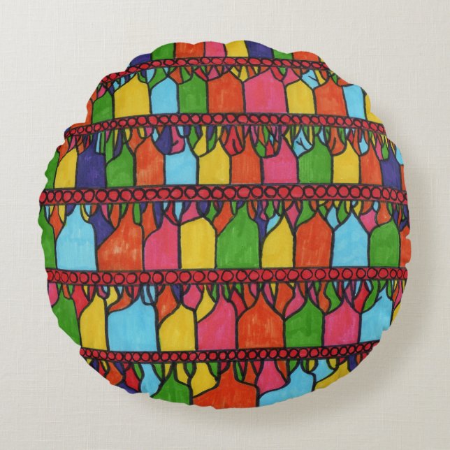 Connection Round Pillow (Front)