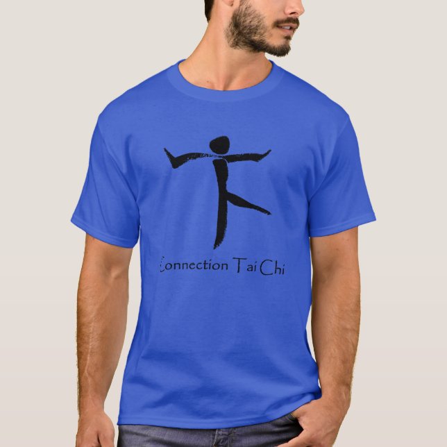 Connection Tai Chi men's black logo T-Shirt (Front)