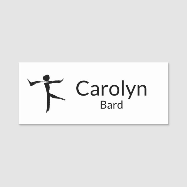 Connection Tai Chi Name Tag with Last Name (Front)