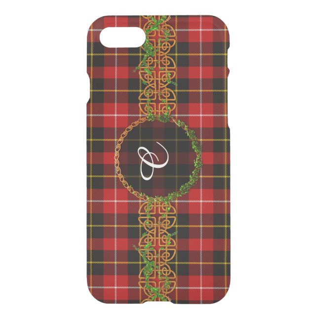 Connel Tartan And Monogram Uncommon iPhone Case (Back)
