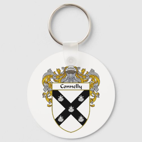 Connelly Coat of Arms Mantled Keychain
