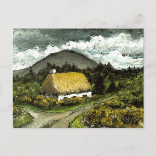 Connemara cottage postcard