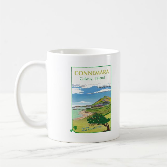 Connemara Travel Poster Mug (Left)