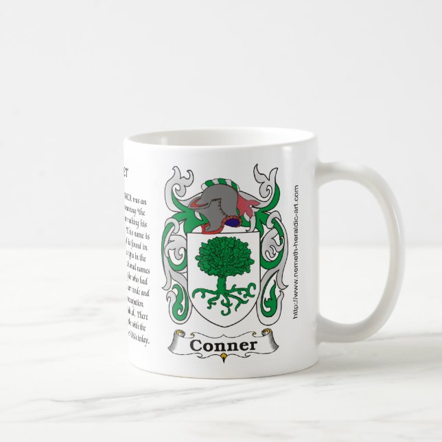 Conner Family Coat of Arms Mug (Right)