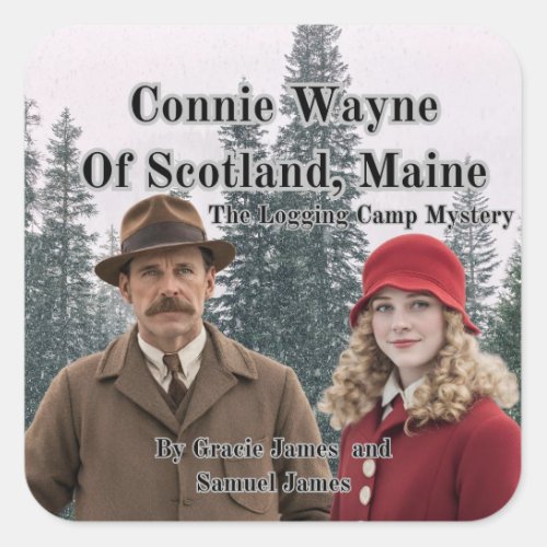 Connie Wayne sticker 1 Square Sticker