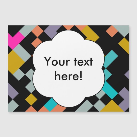 Connnected shapes abstract design (Front)