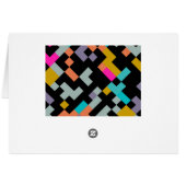 Connnected shapes abstract design (Back Horizontal)