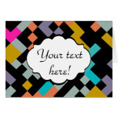 Connnected shapes abstract design (Front Horizontal)