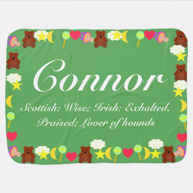 Connor Baby Blanket Template (Horizontal)