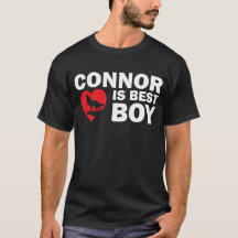 Connor is Best Boy Dark T-Shirt
