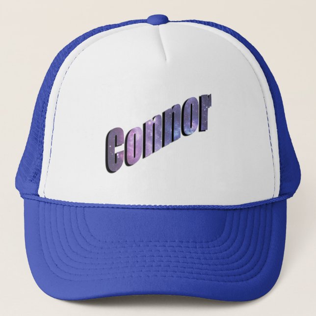 Connor, Name, Logo, Trucker Hat (Front)