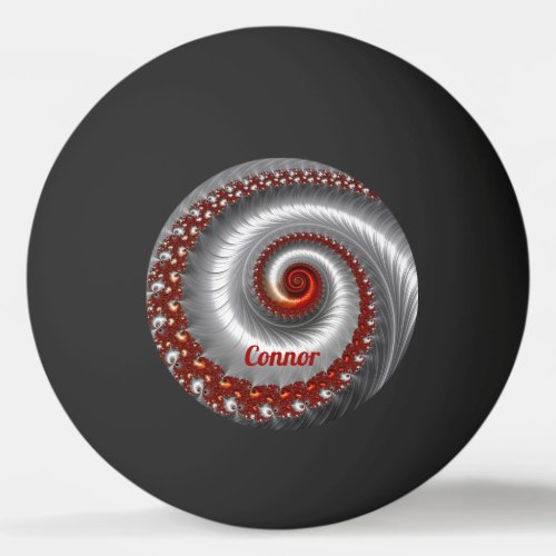CONNOR  Silver Shell  Fractal Design  Ping Pong Ball