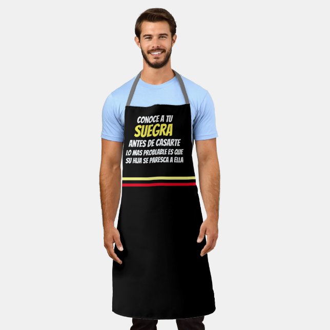 conoce a tu suegra antes de casarte apron (Worn)