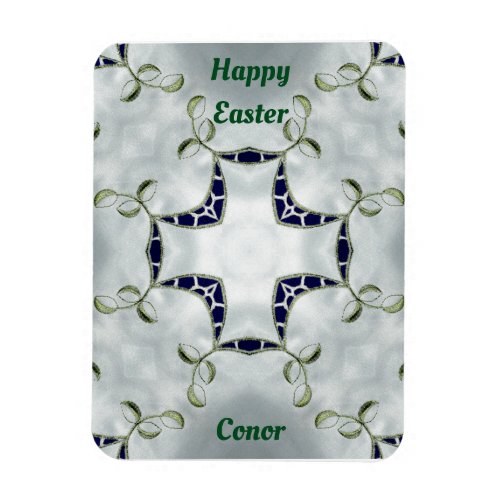 CONOR  Green and Blue Easter Magnet