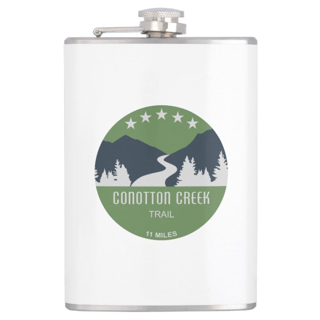 Conotton Creek Trail Flask (Front)