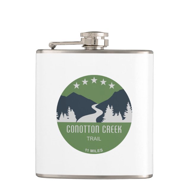 Conotton Creek Trail Flask (Front)