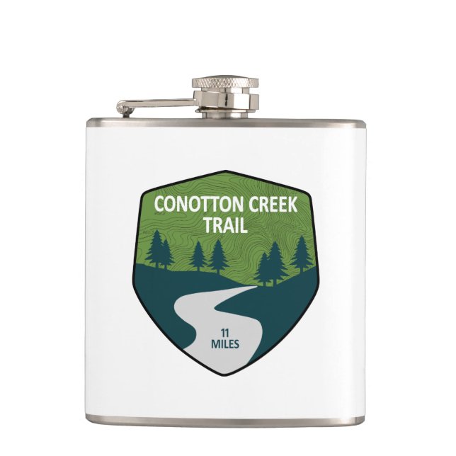 Conotton Creek Trail Flask (Front)
