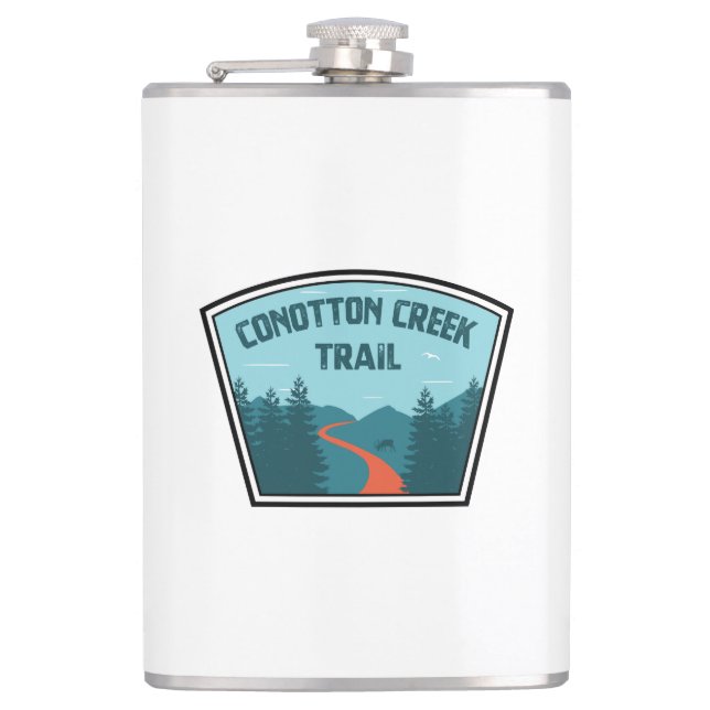 Conotton Creek Trail Flask (Front)
