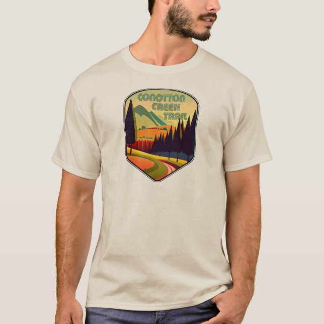 Conotton Creek Trail Ohio Colors T-Shirt (Front)