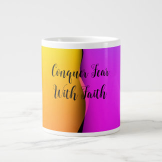 Conquer Fear With Faith Specialty Mug