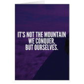 Conquer Mountain - Motivational (Front)