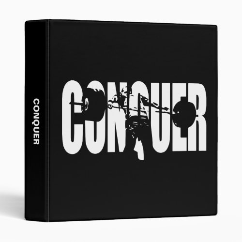 CONQUER _ Olympic Weightlifting _ Gym Motivational Binder