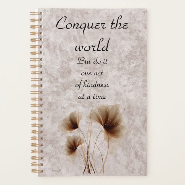 Conquer the World Weekly Business Planner (Front)