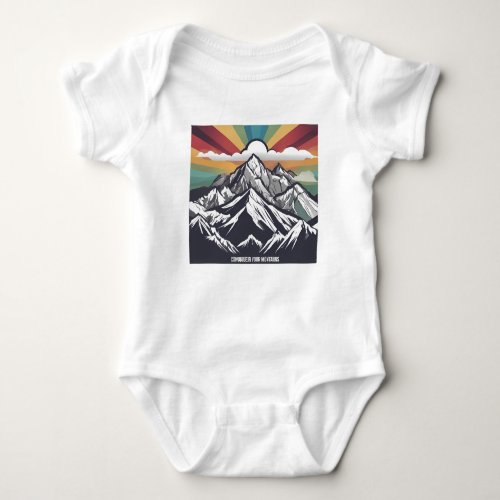 Conquer Your Mountains Vol_ 03 Baby Bodysuit