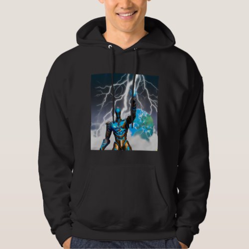 Conquering robot astride the world T_Shirt Hoodie